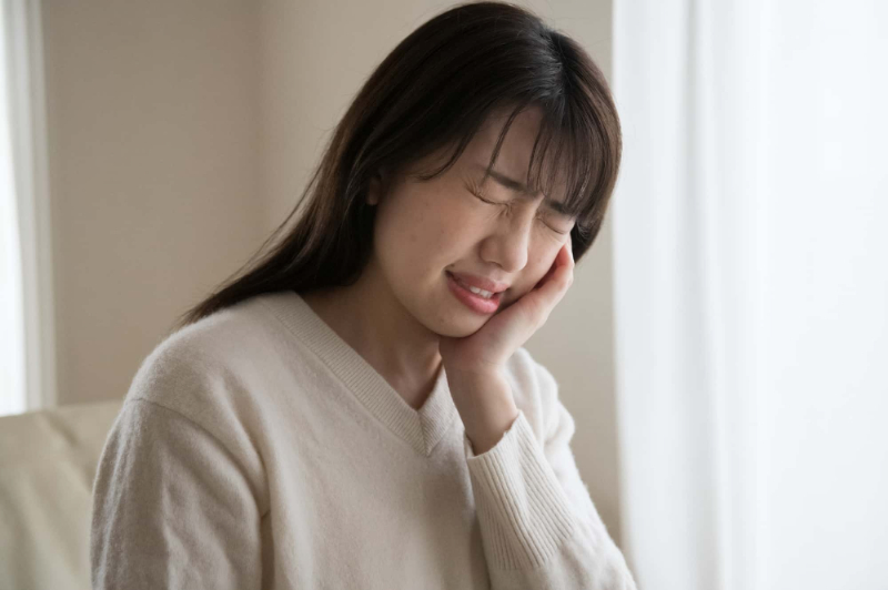 虫歯が再発した女性
