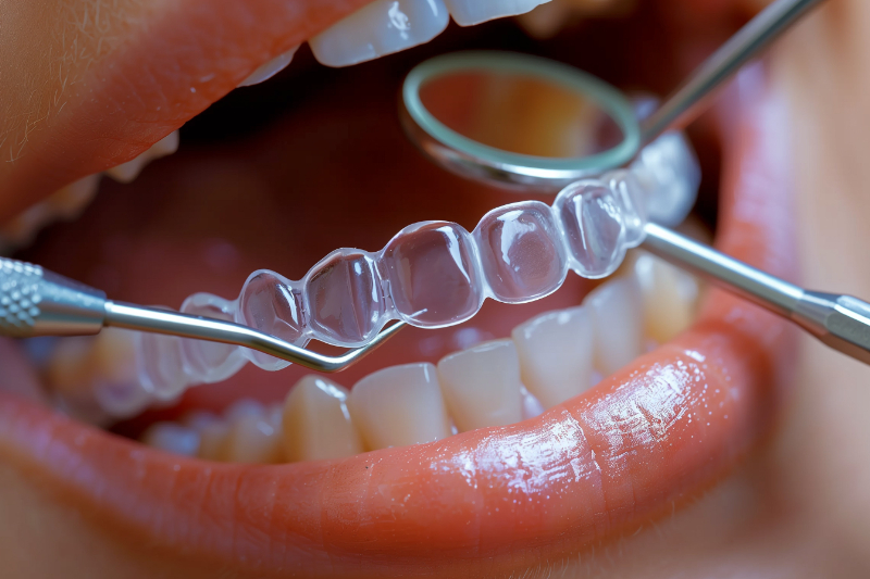 矯正治療の様子