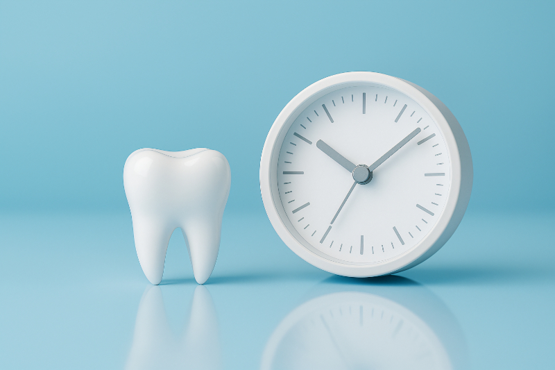 マウスピース矯正でアライナーの装着時間を守るイメージ