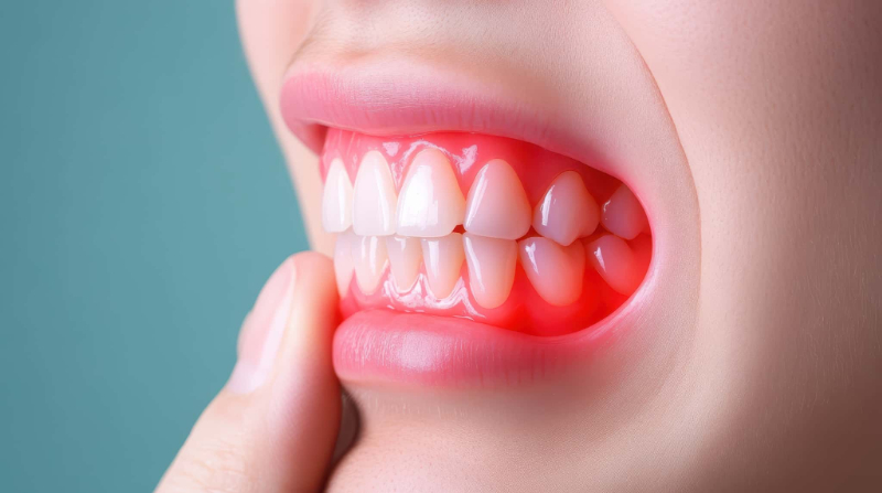 重度の歯周病になったイメージ