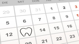 ホワイトニングに通うスケジュールのイメージ