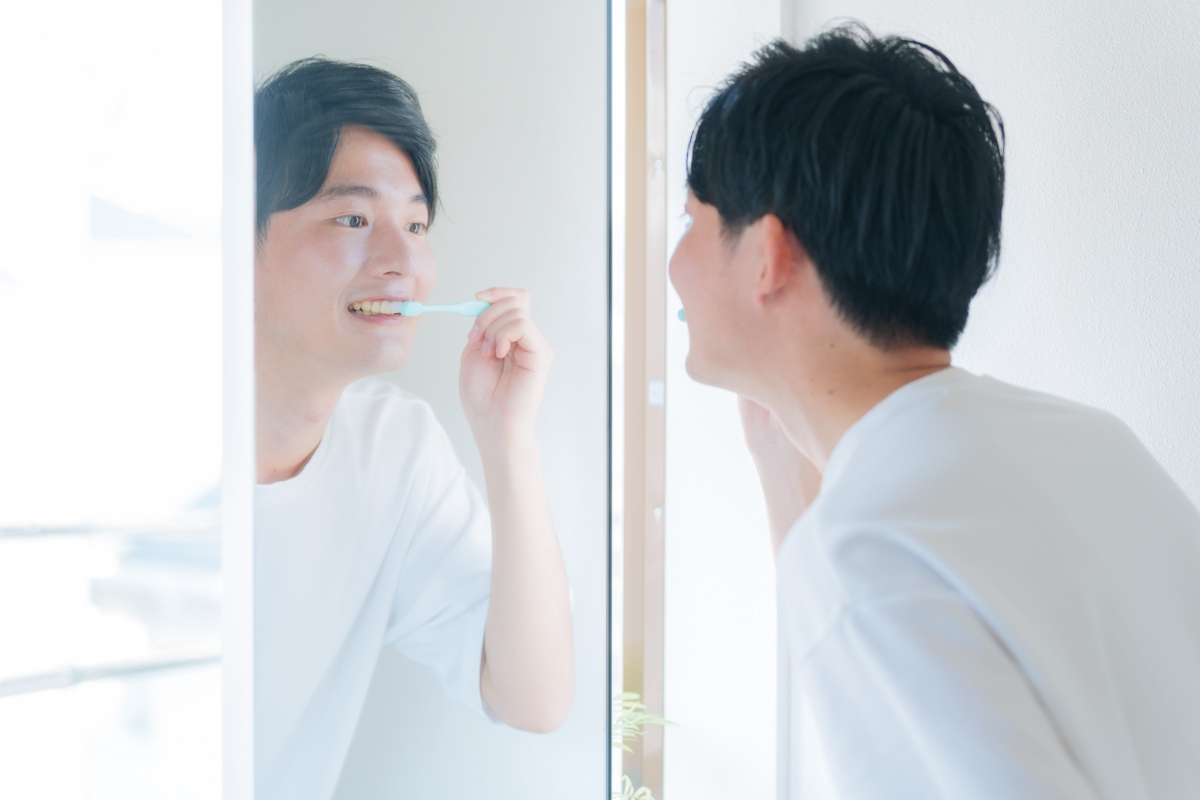 歯石の付着を予防する方法としての歯磨き